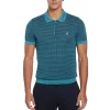 Original Penguin All Over Jacquard 1/4 Zip Sweater Polo