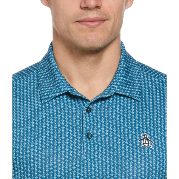 Original Penguin Allover Pete Print Golf Polo