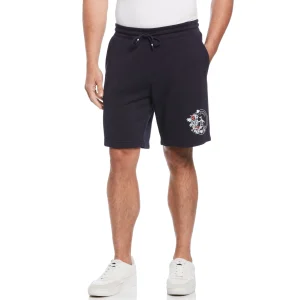 Original Penguin Big & Tall Brushed Black Fleece Short