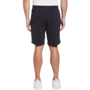 Original Penguin Big & Tall Brushed Black Fleece Short