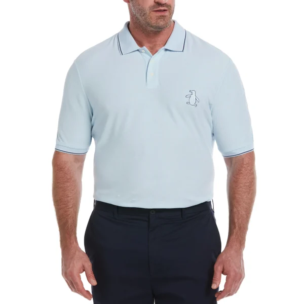 Original Penguin Big & Tall Mega Pete Pique Polo