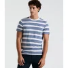 Original Penguin Birdseye Pique Chest Stripe Tee