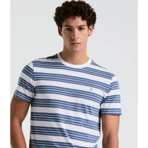 Original Penguin Birdseye Pique Chest Stripe Tee