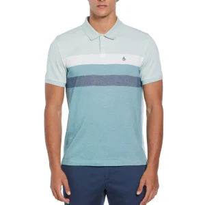 Original Penguin Birdseye Pique Stripe Polo