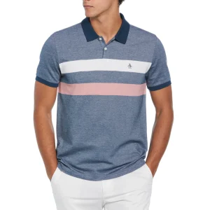 Original Penguin Birdseye Pique Stripe Polo