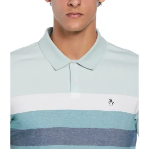 Original Penguin Birdseye Pique Stripe Polo