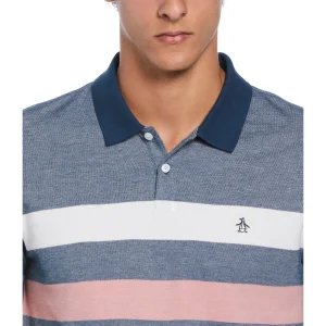 Original Penguin Birdseye Pique Stripe Polo