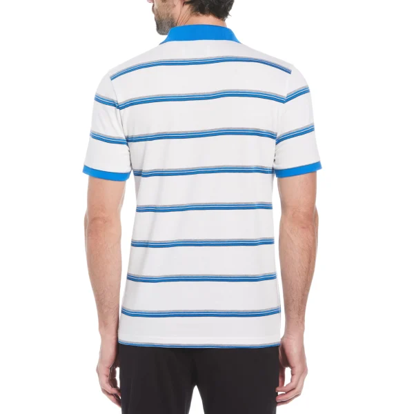 Original Penguin Birdseye Pique Striped Pattern Polo