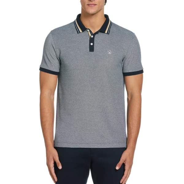 Original Penguin Birdseye Pique Tipped Polo