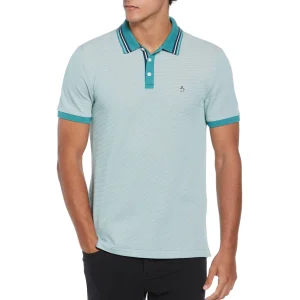 Original Penguin Birdseye Pique Tipped Polo