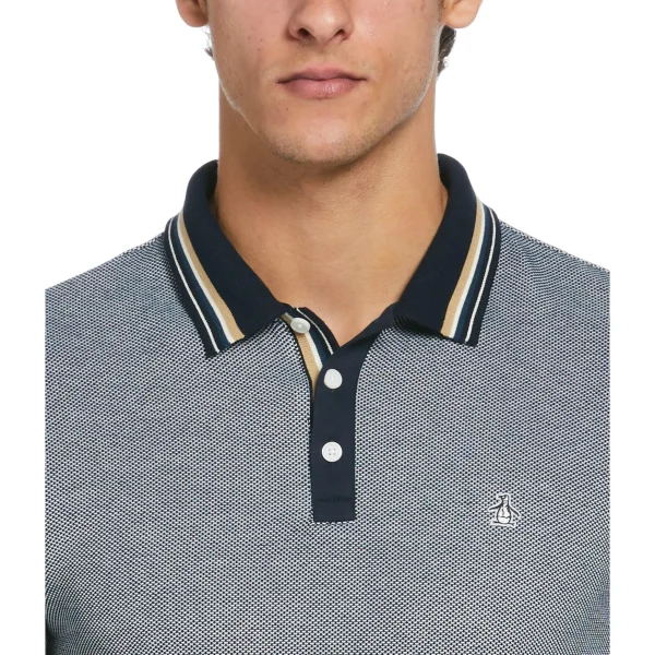 Original Penguin Birdseye Pique Tipped Polo