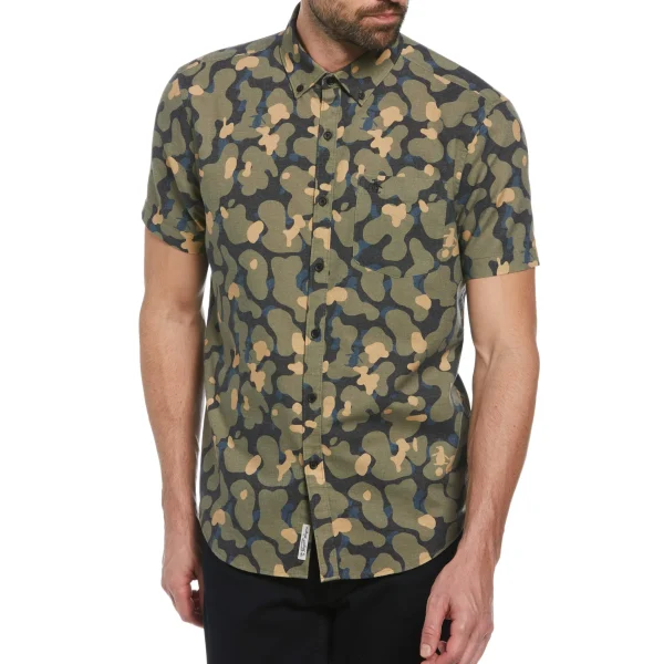 Original Penguin Camo Print Shirt