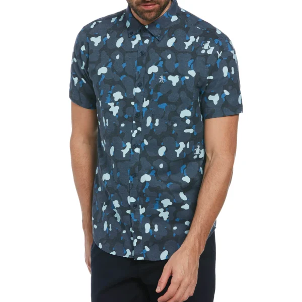 Original Penguin Camo Print Shirt