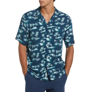 Original Penguin Camp Viscose Island Shirt