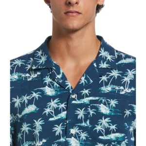 Original Penguin Camp Viscose Island Shirt