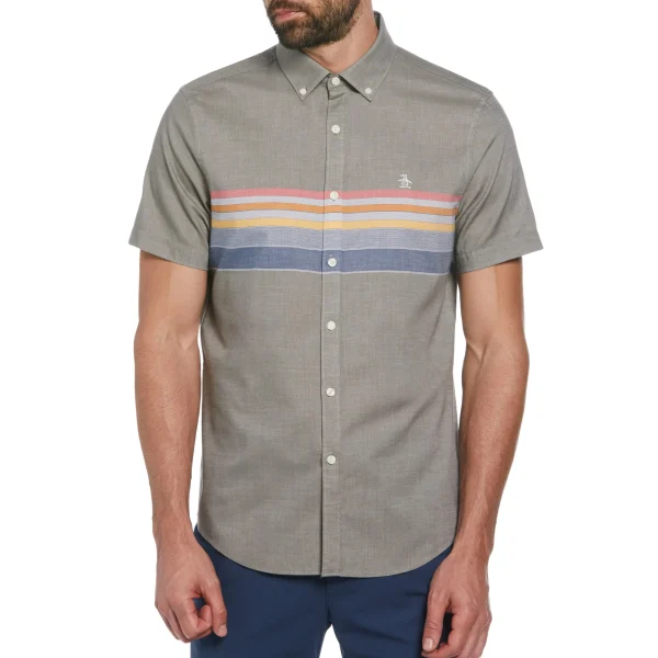 Original Penguin Chest Stripe Shirt