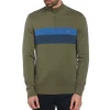 Original Penguin Color Block 1/4 Zip Sweater