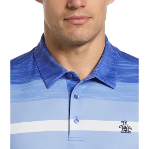 Original Penguin Color Block Engineered Marl Stripe Golf Polo