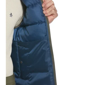 Original Penguin Color Block Puffer Vest