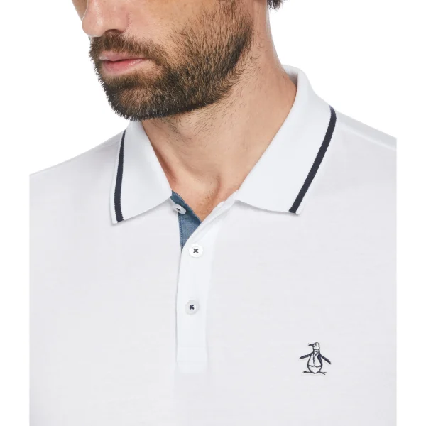 Original Penguin Contrast Tipping Polo