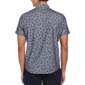 Original Penguin Cotton Chambray Palm Shirt