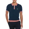 Original Penguin Cotton Honeycomb Sweater Polo