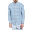 Original Penguin Cotton Indigo Plaid Print Button-Down Shirt