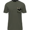 Original Penguin Cotton Jersey Camo Pete Pocket Tee