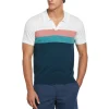 Original Penguin Cotton Jersey Chest Stripe Sweater Polo