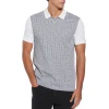 Original Penguin Cotton Jersey Jacquard Front Polo