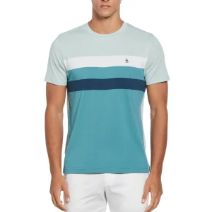 Original Penguin Cotton Jersey Yarn Dyed Chest Stripe Tee