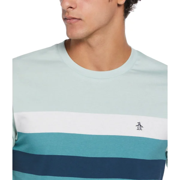 Original Penguin Cotton Jersey Yarn Dyed Chest Stripe Tee