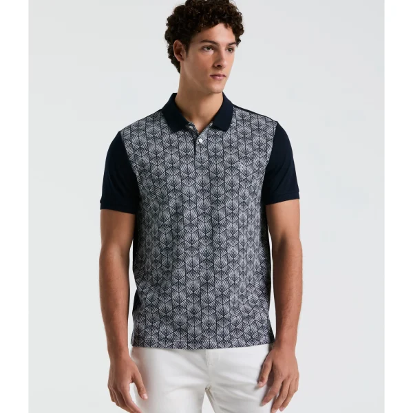 Original Penguin Diamond Jacquard Front Polo