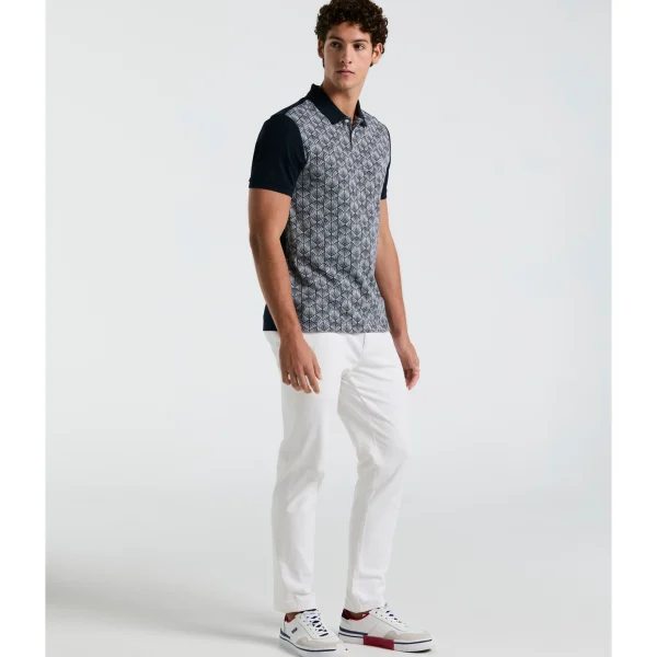 Original Penguin Diamond Jacquard Front Polo