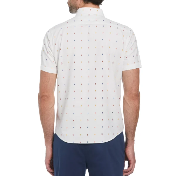 Original Penguin EcoVero™ Blend Diamond Pete Print Shirt