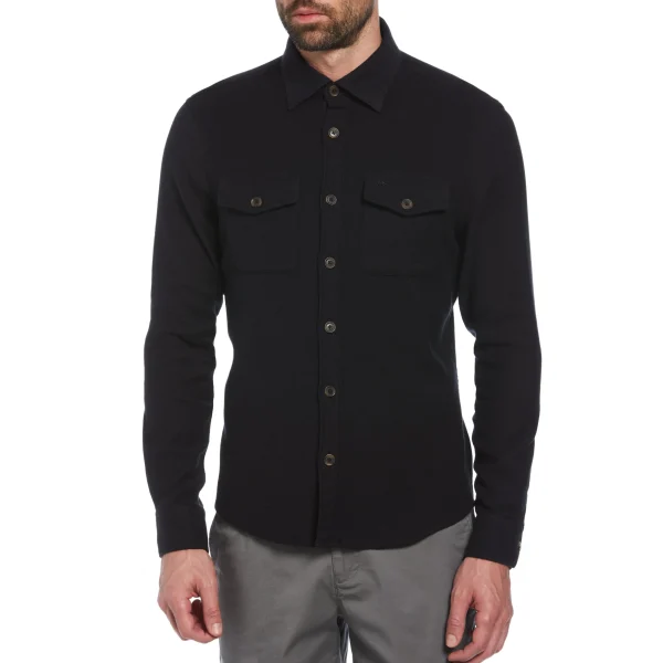 Original Penguin EcoVero™ Blend Loop Back Overshirt