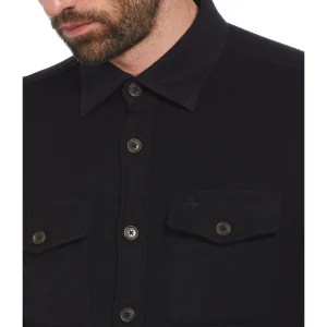 Original Penguin EcoVero™ Blend Loop Back Overshirt