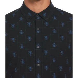 Original Penguin EcoVero™ Blend Pete Print Shirt