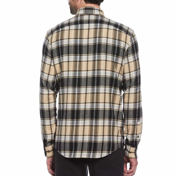 Original Penguin EcoVero™ Blend Plaid Flannel Shirt