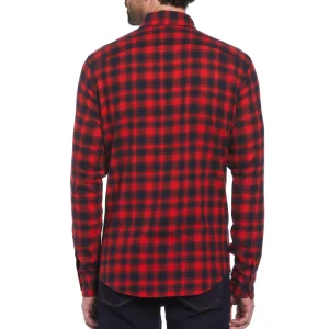 Original Penguin EcoVero™ Blend Plaid Flannel Shirt