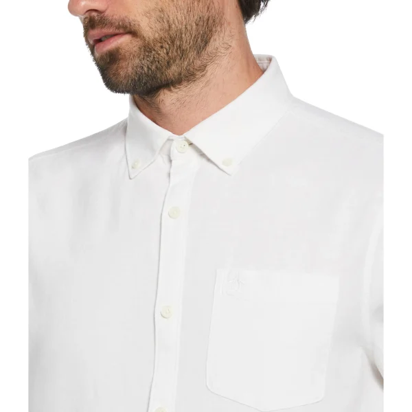 Original Penguin EcoVero™ Linen Blend Shirt