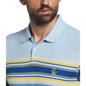 Original Penguin Engineered Stripe Pique Polo