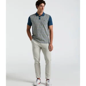 Original Penguin Geo Jacquard Front Polo