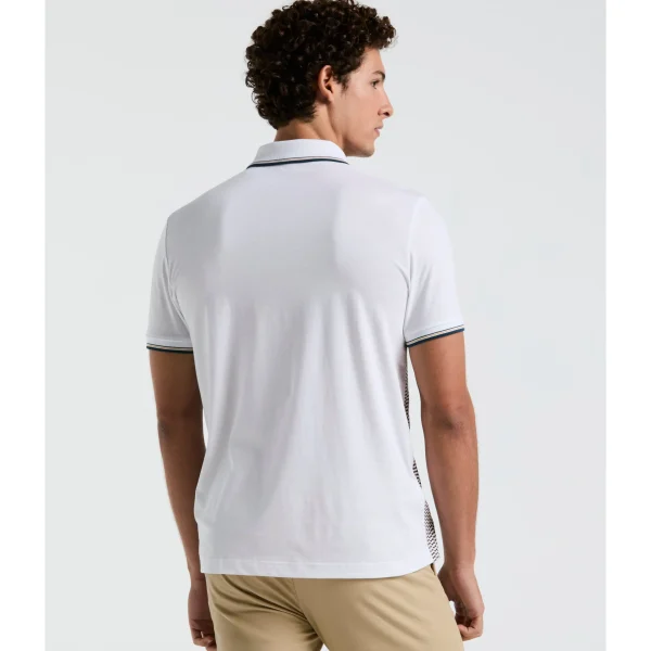 Original Penguin Geo Print Front Tipped Polo