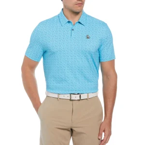 Original Penguin Golf Ball Print Golf Polo