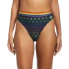 Women Original Penguin High Waist Pride Bikini Bottom