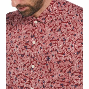 Original Penguin Holly Leaf Print Soft Shirt