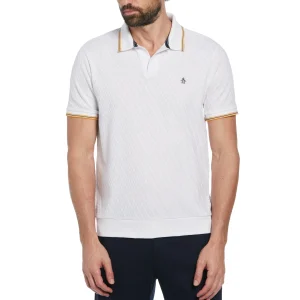 Original Penguin Jacquard Johnny Collar Polo