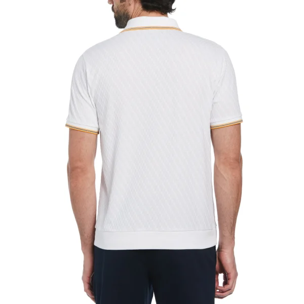 Original Penguin Jacquard Johnny Collar Polo