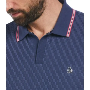 Original Penguin Jacquard Johnny Collar Polo